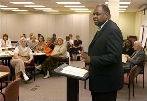 Superintendent Dr. Eugene Sanders promises to make the Toledo Public Schools a `continuous improvement' district.