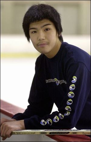 Springfield's Joji Inami might be new to hockey, but he is familiar with baseball.
