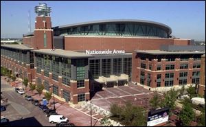 Nationwide Arena, which seats 18,136 and cost $150 million, is known as the Camden Yards of hockey.