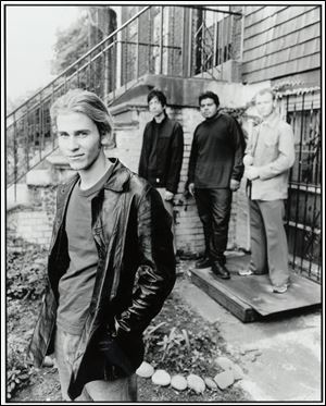 Lifehouse, coming to Toledo Monday, features, from left, Jason Wade, Stuart Mathis, Sergio Andrade, and Rick Woolstenheuln.