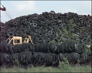 Rebecca Williams, her husband, Donald, and her mother, Doris Kirby, have been ordered to clean up more than 20 million tires from the storage site along State Rt. 231 in Sycamore.