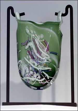 This glass pouch is one of the many beautiful pieces in The American Gallery.
