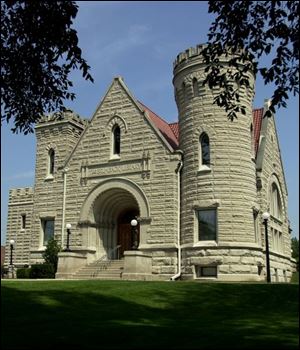 The library's unusual architecture is one reason it will be recognized during two ceremonies this weekend.