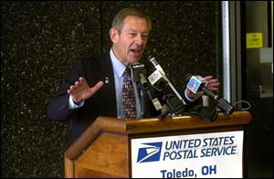 Sen. George Voinovich (R., Ohio) says he is angry over misinformation spread during the anthrax scare.