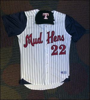 The new Mud Hens uniforms feature a font from the '40s, pinstripes from the '60s and, for the first time, sleeveless jerseys.