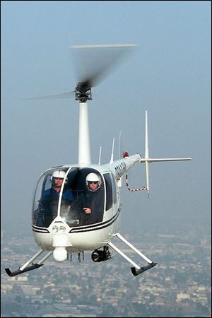 After 2,200 hours of use, the aircraft will have to be returned to Robinson Helicopter Co. in Torrance, Calif.