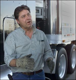 Truck driver Ray Mikowski believes the rules that govern how long a driver can be on the road are out of date.
