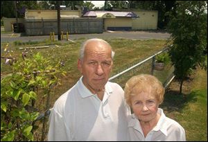 Harry and Doris Gradomski are concerned that when Velvet Rope opens just a few yards beyond the back fence of their North Toledo home, it will mean an increase in noise and rowdy behavior.