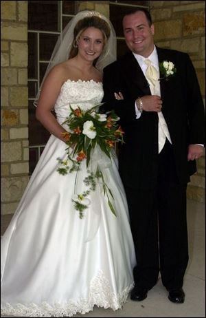 NEWLYWEDS: Nicole Meuche and George George were married in Epworth United Methodist Church.