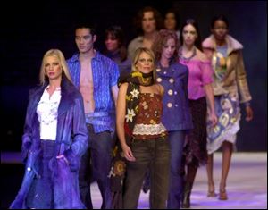 Models on the Fash Bash runway in the Fox Theatre display a variety of attractive and wearable looks.