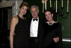 POLO BALL: Kathy and George Athanas, from left, enjoy the Carranor Hunt Club's annual dance with Elizabeth Hepker.