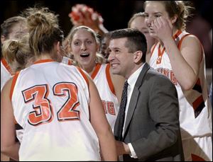 BG second-year coach Curt Miller is delighted with his first victory over Toledo.