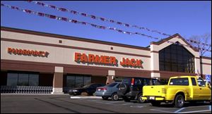 Farmer Jack opened a new store in Toledo at the corner of Cherry and Bancroft streets near downtown in 2001.