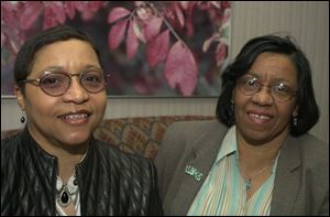 Barbara Selvey, left, and her sister, Cecelia Peters.