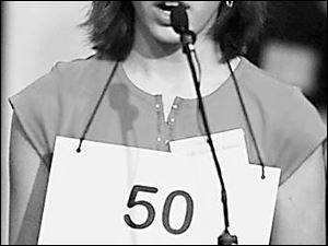 Bailey Shoemaker Richards correctly spells `dithyramb' in the Bee's first round.