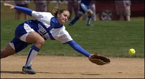 Shortstop Chrissy Gothke is hitting .384 and has a team-high 31 RBIs. She also plays basketball and volleyball for AW.