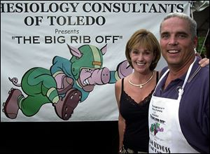 Diane and Michael Servoss hosted `The Big Rib Off' to benefit the Charity Care Fund of Toledo and Flower hospitals.