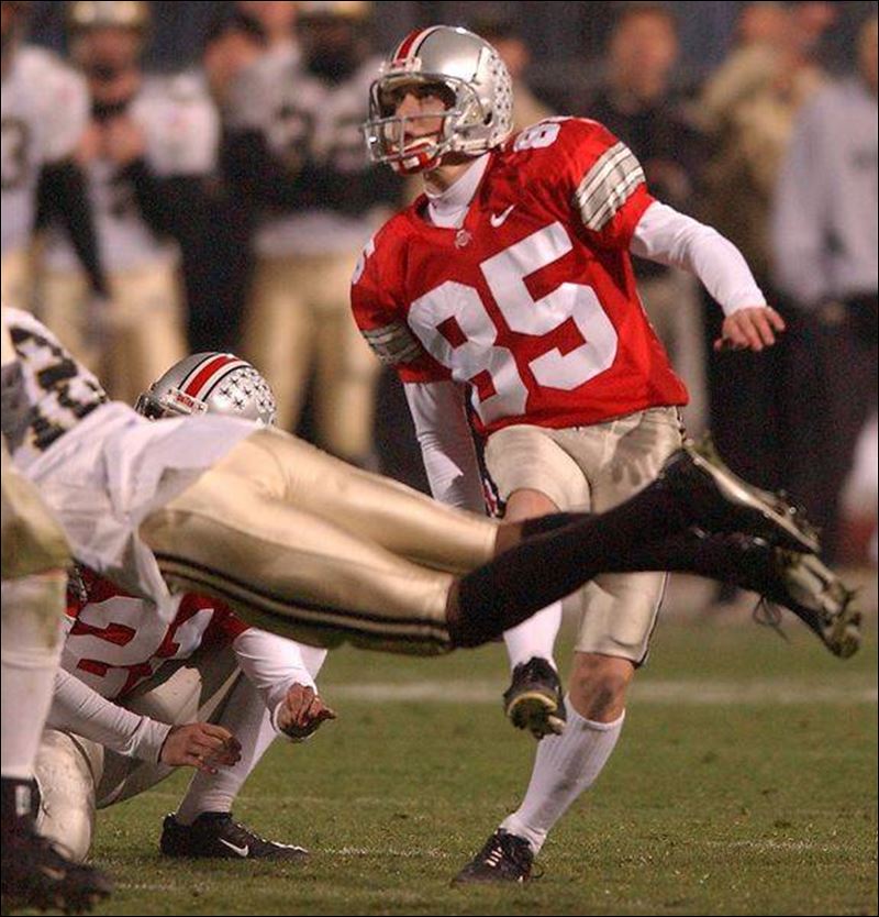 Mike Nugent is the only place kicker to be named Ohio State's Team MVP.