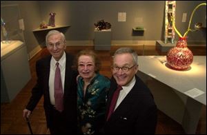 PREVIEW REVIEW: William and Maxine Block, with outgoing museum director, Roger Berkowitz, reminisce over their collection before the display opens to the public.