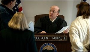 Defiance Municipal Court  has been very, very crowded for a long time,  says Judge John Rohrs III, presiding over a case.