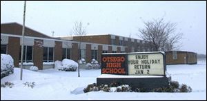 The current Otsego High School would have been modified to house elementary pupils under the bond issue proposal that district voters turned down in August.