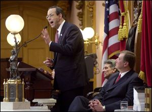 In his State of the State speech yesterday, Gov. Bob Taft urges raising investment aimed at high-tech employment.