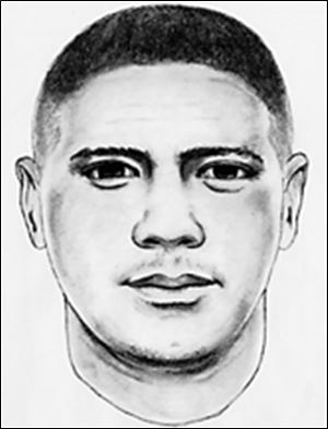 The robber was described as Hispanic, 25 years old, 5 feet, 7 inches tall, and weighing 160 pounds.