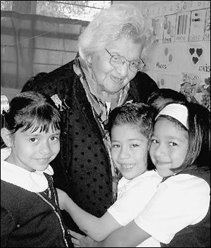 Albina Cruces Vazquez, 101, has taught school for 86 years.