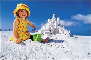 Siesta Key Beach is famous for its white, powdery sand, some of the purest in the world.