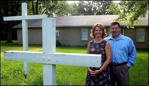 Co-pastors Crystal and Dan Rogers, who will host an open house today at their new church in Sylvania Township, want the facility to be used for ministry around the clock.