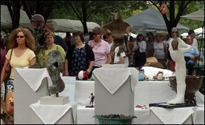 Last year's Art on the Mall event at the University of Toledo attracted a large crowd.