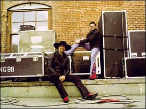 Eddie Montgomery, left, and Troy Gentry have been the only country duo to give Brooks & Dunn a run for their money.