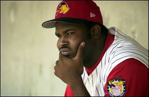 The Mud Hens' Franklyn German might be wondering if he could have shut down Louisville's five-run, ninth-inning rally.