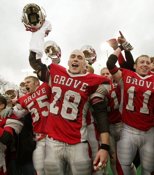 Columbus Grove climbs on The Blade
