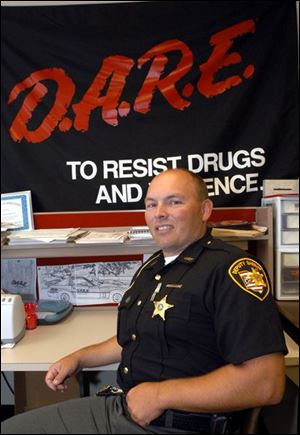 Deputy Brett Warner has been associated with the D.A.R.E. program since 1997 and recently was elected state president.