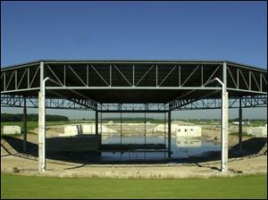 Excavation for the sports arena and amphitheater project, just south of State Rt. 795 in Rossford, began in May of 1999.