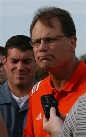 BGSU head football coach Gregg Brandon said, 'It's obviously a tragedy, and you just can't explain these types of things.'