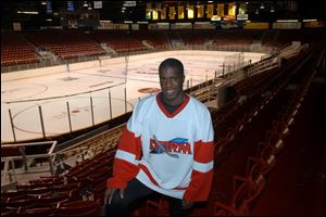 Reggie Savage, 34, was adopted by a white family in Quebec, where he was the only black player in his youth league. He has played for two teams in the NHL.