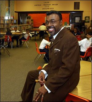 'Behavior was my immediate concern,' says Derrick Roberts, principal of the Lincoln Academy for Boys. 'We are teaching them how to work together and be leaders. We are also getting them to think that actions have consequences.'