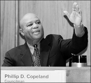 Phillip Copeland takes over the seat on City Council that was vacated by Peter Gerken.