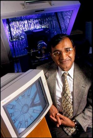 Bharat Bhushan, professor of mechanical engineering at Ohio State University, pioneered new techniques for measuring friction in microdevices and lubricating them, which could lead to innovations like self-cleaning glass.