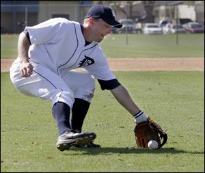 Detroit's Brandon Inge said he feels like a little kid again now that he doesn't have to catch for the Tigers, not even as a backup.