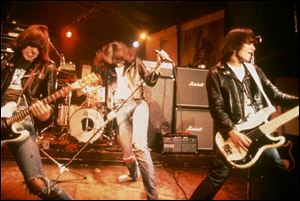 The Ramones perform in CBGB s, New York City s famous punk club, in 1977.