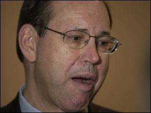 Bob Taft refused to comment on the state's investing with Toledo coin dealer Tom Noe.