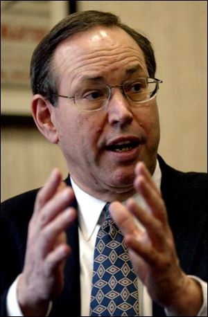 Governor Taft says state agencies hold firms accountable for public funds. He also defended nonconventional investments.