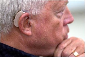 An induction loop system, which recently was donated to the Ability Center of Greater Toledo, allows those with hearing aids, like Don Morgan, to hear better in public situations.
