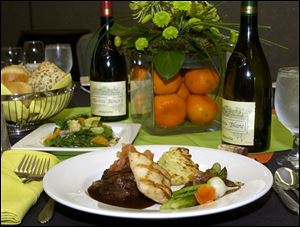 The Toledo Symphony Gala dinner on May 20 will feature roasted chicken breast and petite filet mignon.