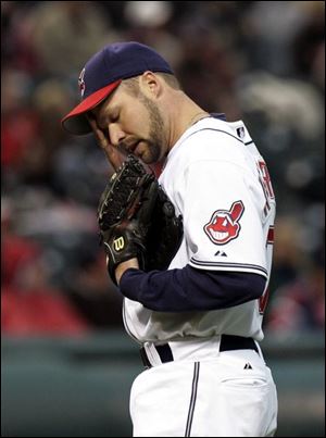 Cleveland's Jake Westbrook has given up just three earned runs in 16 innings against the rest of the American League, but Detroit has scored 16 in less than five innings. His record is 0-5.