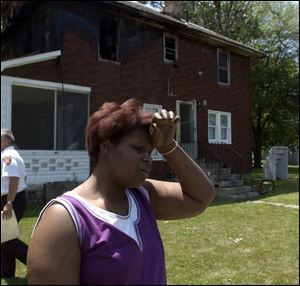 Tamika Ervin speaks about the loss of her son in the fire, which is believed to have started in the kitchen.