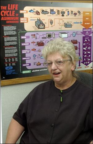 Janet Kraylek hoped to retire from the plant next door to her home.